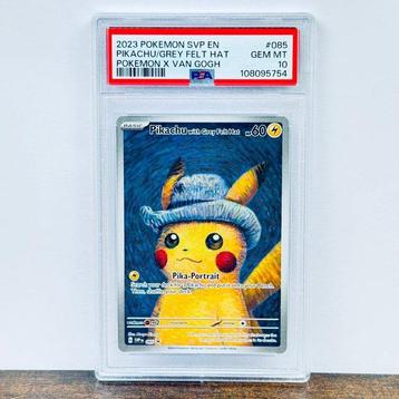 Pokémon Graded card - Pikachu With Grey Felt Hat - Van Gogh