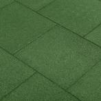 vidaXL Valtegels 24 st 50x50x3 cm rubber groen, Doe-het-zelf en Bouw, Verzenden, Nieuw