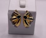 Oorbellen - 18 karaat Geel goud, Witgoud -  0.78ct. tw., Handtassen en Accessoires, Nieuw