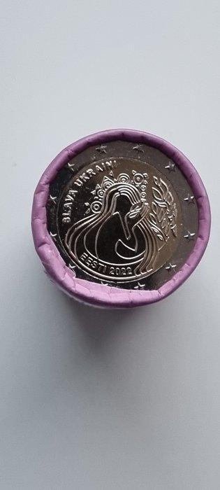 Estland. 2 Euro 2022 Ukraine and Freedom (25 coins) in, Postzegels en Munten, Munten | Europa | Euromunten