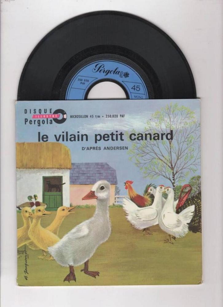 René Renot, Monique Martial – Le Vilain Petit Canard (1-7-V, CD & DVD, Vinyles Singles, Enlèvement ou Envoi