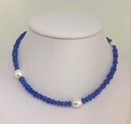 Collier Tanzanite - Perles Baroque dEau Douce - Or Jaune, Nieuw