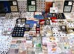 Wereld. Extensive lot coins, medals, banknotes, and