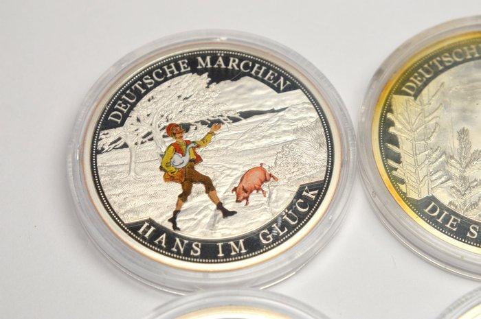 Duitsland - Set van 6 zilveren medailles .333 - 120 gram -, Postzegels en Munten, Munten | Europa | Niet-Euromunten