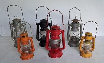 Diverse merken - Lampe à huile (6) - Modèles divers - Fer,