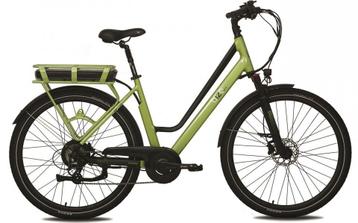 E-bike elektrische fiets voorwielmotor damesfiets ebike