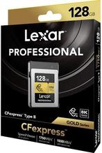 Lexar CFexpress PRO Type B Gold series 128GB - R1750/W150..., Audio, Tv en Foto, Foto | Geheugenkaarten, Ophalen of Verzenden
