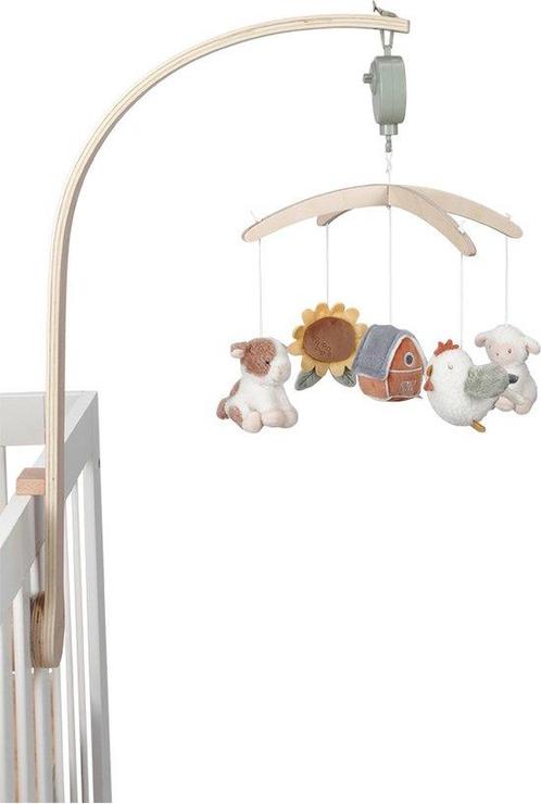 Muziekmobiel Little Dutch Little Farm - hout FSC (Babykamer), Kinderen en Baby's, Kinderkamer | Complete kinderkamers, Nieuw, Verzenden