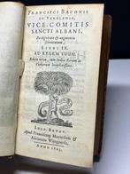Francisci Baconis - Opera Francis Bacon, De Verulamio, Antiek en Kunst