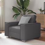 vidaXL Grijze Fauteuil - 59 cm Kunstleer, Verzenden, Nieuw