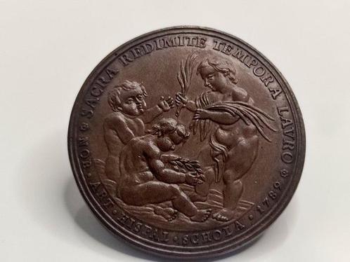 Spanje. Carlos IV. Historical Medal 1789 (signo. SA. =F., Postzegels en Munten, Munten en Bankbiljetten | Toebehoren