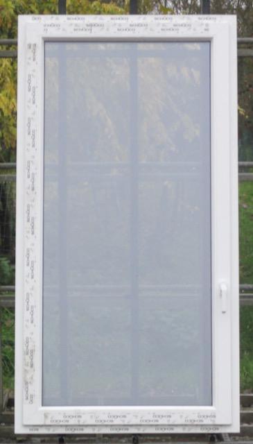 pvc raam , chassis ,venster 100 x 189 wit, Doe-het-zelf en Bouw, Raamkozijnen en Schuifdeuren, Inclusief glas, Nieuw, Kunststof