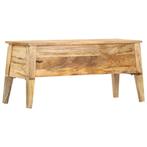 vidaXL Opbergbox 99x35x48 cm massief mangohout, Verzenden, Nieuw