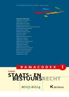 Codex staats- en bestuursrecht 2023-2024 / Bamacodex / 1, Livres, Science, Envoi