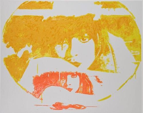 Giosetta Fioroni (1932) - Doppio Liberty Yellow, Antiek en Kunst, Antiek | Overige Antiek