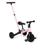 Driewieler met duwstang - afneembare pedalen - 2-in-1 - roze, Ophalen of Verzenden, Nieuw