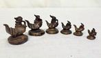 6 poids dopium birman - Bronze patiné - Birmanie - Myanmar