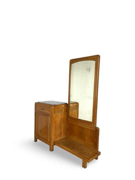 Console - Laiton, Verre, Cerisier, Antiquités & Art, Art | Objets design
