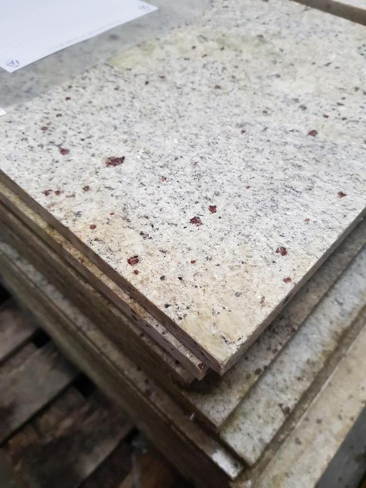 Granit Kashmir White bandes 30x1,5 33 m² liquidation stock, Doe-het-zelf en Bouw, Tegels, Ophalen