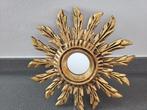Miroir mural - Bois doré, verre - miroir solaire, Antiek en Kunst
