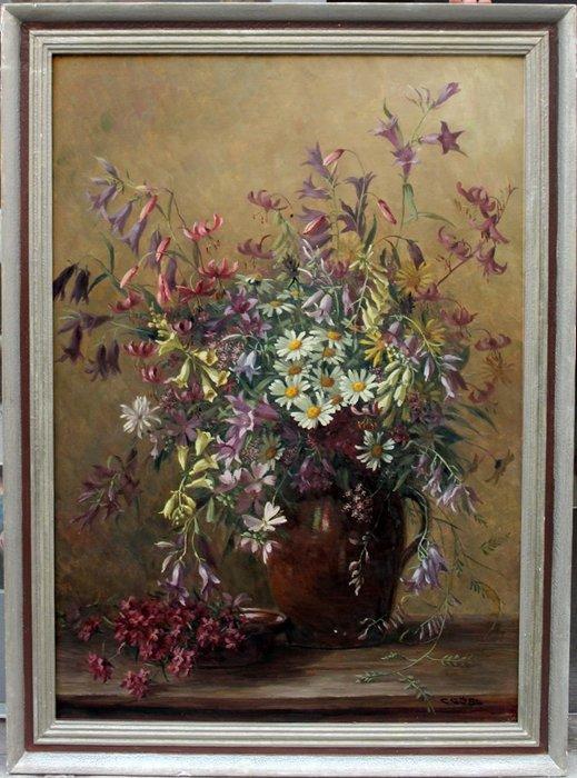 Camilla Goebl-Wahl (1871-1965) - Field flowers, Antiek en Kunst, Kunst | Schilderijen | Klassiek