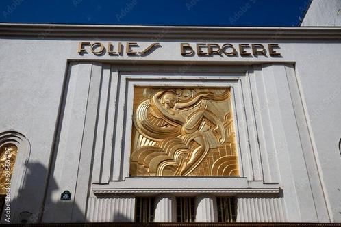 Maurice Picauld - Plaque - Fronton Folies Bergères Paris -, Huis en Inrichting, Overige Huis en Inrichting