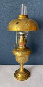 Lamp - Lampe Parisienne - Glas, Messing, Antiek en Kunst
