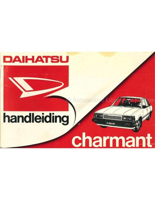 1984 DAIHATSU CHARMANT INSTRUCTIEBOEKJE NEDERLANDS, Auto diversen, Handleidingen en Instructieboekjes, Ophalen of Verzenden