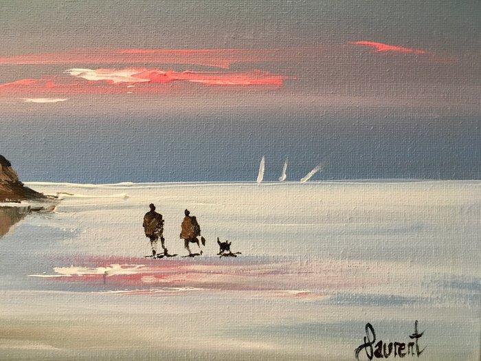 Philippe Laurent (XX-XXI) - Matin rose, Antiek en Kunst, Kunst | Schilderijen | Klassiek