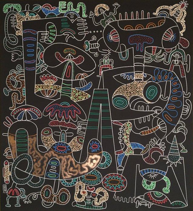 Frantise Florian - PAPRI-KA XL, Antiquités & Art, Art | Peinture | Moderne