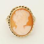 Ring - 14 karaat Geel goud - Camee, Nieuw