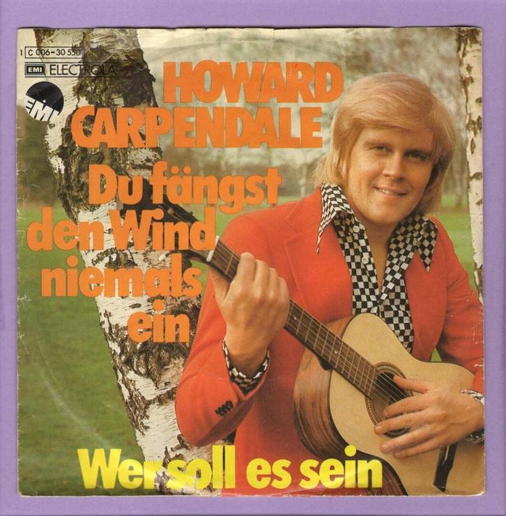 Howard Carpendale – Du Fängst Den Wind Niemals Ein / Wer Sol, CD & DVD, Vinyles Singles, Enlèvement ou Envoi