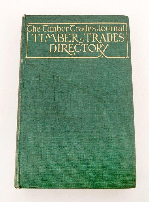 The Timber Trades Journal - Timber Trades Directory - 1914, Antiek en Kunst, Antiek | Boeken en Manuscripten