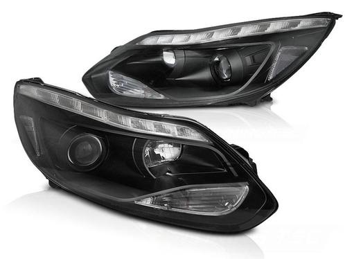 Koplampen - FORD FOCUS MK3 11- 10.14 - LED - zwart, Auto-onderdelen, Verlichting, Nieuw, Ophalen of Verzenden