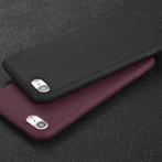 iPhone 8 Plus Ultraslim Silicone Hoesje TPU Case Cover Geel, Télécoms, Verzenden