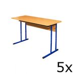 Schooltafel | Duo Formaat | Verstelbaar | Blauw | VoorLuxus, Verzenden, Nieuw in verpakking