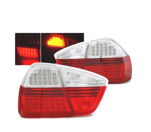 Feux Arrière Pour Bmw E90 05-08 Led Rouge Blanc, Auto-onderdelen, Verlichting, Verzenden