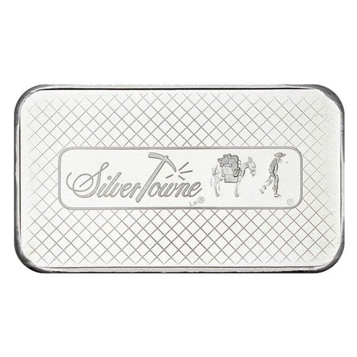 5 Troy Ounce - Zilver .999 - 5 oz Prospector 999 Fine Silver, Postzegels en Munten, Edelmetalen en Baren