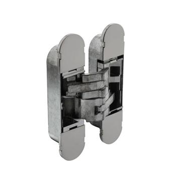 Scharnier 130x30mm onzichtbaar nikkel 3D verstelbaar beschikbaar voor biedingen