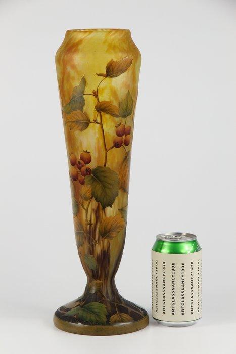 Daum Frères, Daum Nancy - Vaas - Glas, Antiek en Kunst, Antiek | Glaswerk en Kristal