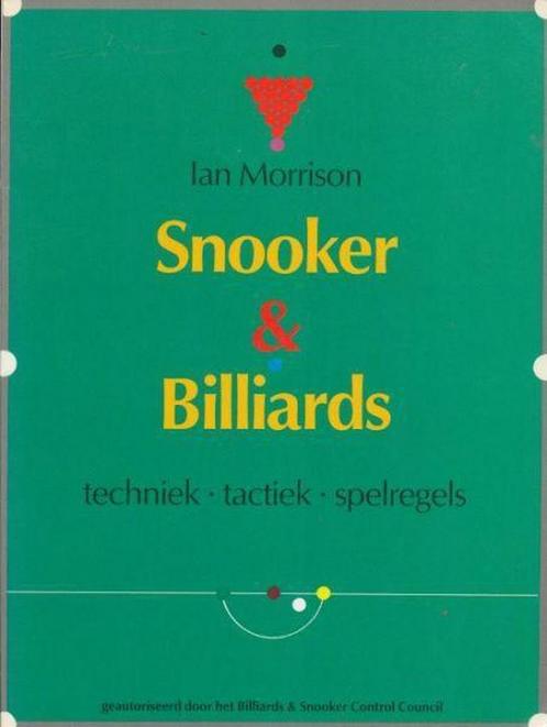 SNOOKER EN BILLIARD 9789023006824 Morrison, Boeken, Hobby en Vrije tijd, Gelezen, Verzenden