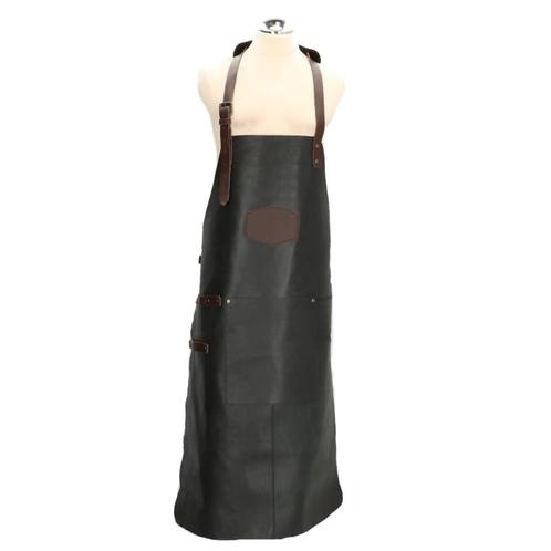 Leren schort Black, Huis en Inrichting, Keuken | Textiel, Verzenden