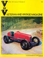 1974 VETERAN AND VINTAGE MAGAZINE 8 ENGELS, Livres, Autos | Brochures & Magazines, Ophalen of Verzenden