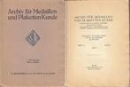 1913 medaille en Thematik Archiv fuer Medallen- en Plaket..., Livres, Verzenden