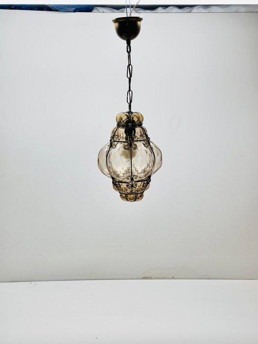 Plafondlamp - Glas, Metaal - Een Murano-glasstijl bubbel, Antiek en Kunst, Curiosa en Brocante