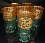 ISMIE LUX - Drinkservies (6) - Prachtige smaragd lange drank, Antiek en Kunst