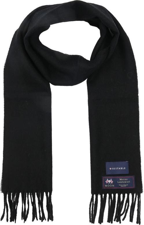 Suitable Sjaal Ruit Merino Wol Zwart maat  Heren, Kleding | Heren, Mutsen, Sjaals en Handschoenen, Nieuw, Verzenden
