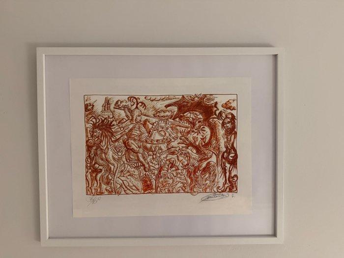 Robert Combas (1957) - A la bobotte du dragon, Antiek en Kunst, Antiek | Overige Antiek