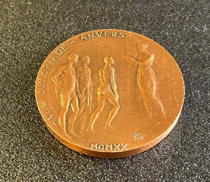 7th Belgian Antope Olympic Medal 1920 - 1920, Verzamelen, Overige Verzamelen