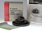 Canon Macrophoto Lens 20mm f=3,5  (Lupenobjektiv) Macrolens, Nieuw